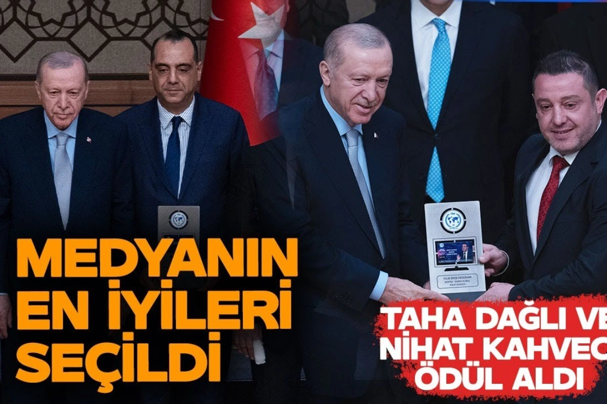 Ərdoğan "Global Media Group"a daxil olan "Haber Global" telekanalına iki mükafat təqdim etdi